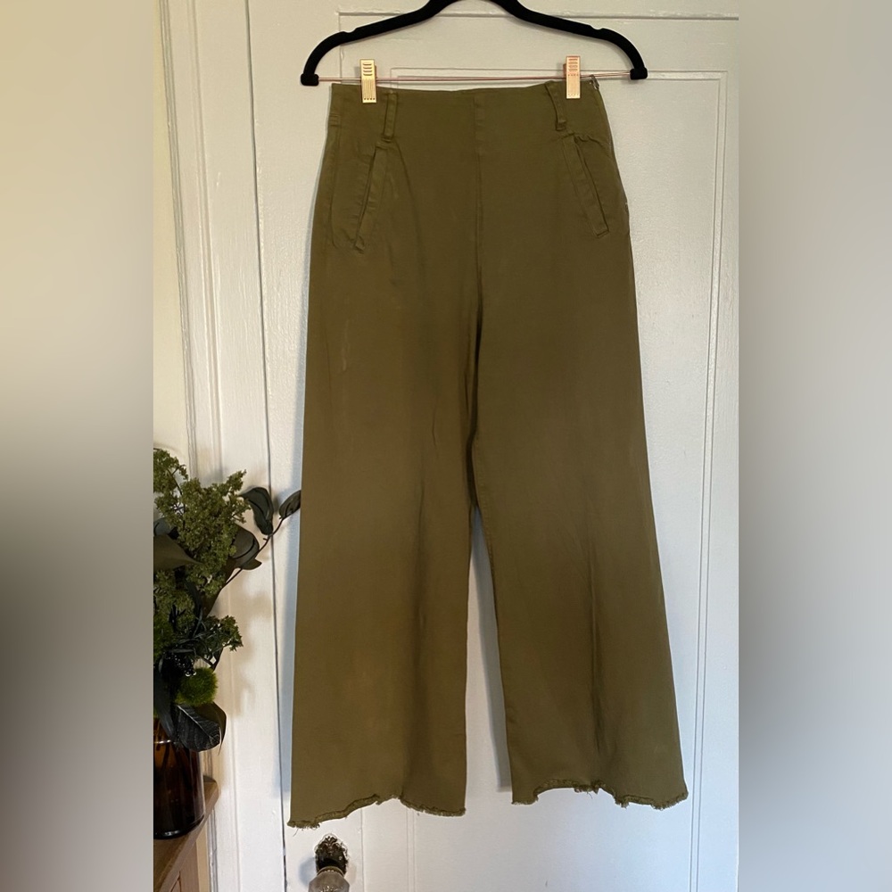 Zara Olive Green Pants, Sz 2